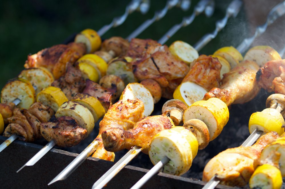 Charcoal grilling with Ruwo Diamond Charcoal